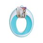 Reductor wc, DreamBaby, Pentru toaleta, Potrivit pentru toaletele rotunde, Sezut ergonomic, 29x36x9 cm, Rezistent, Aqua/White - 2