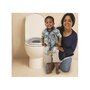 Reductor wc, DreamBaby, Pentru toaleta, Potrivit pentru toaletele rotunde, Sezut ergonomic, 29x36x9 cm, Rezistent, Grey - 3