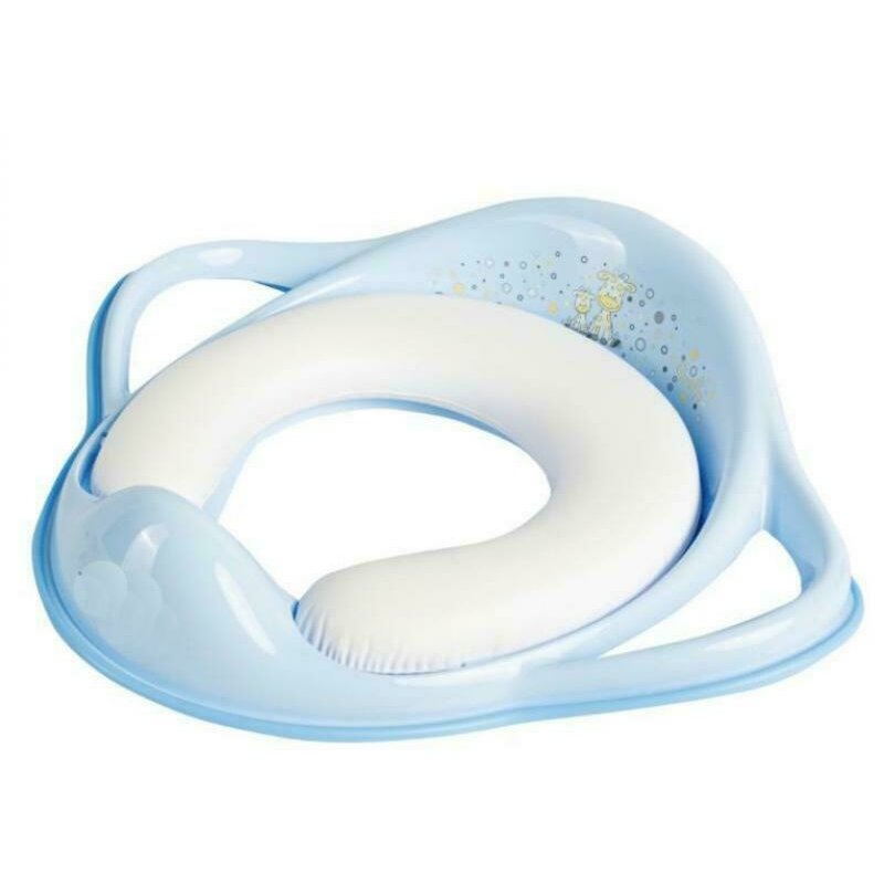 Mykids - reductor wc moale copii zebra blue light blue