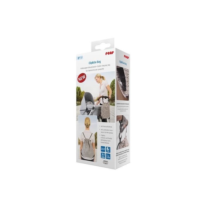 Reer - rucsac pentru mamici clip&go bag 84082 organizator