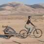 Carucior si remorca de bicicleta, Lionelo, Cama, Multifunctional, Pentru 1 sau 2 copii, Cu sistem de absorbtie a socurilor SIQ, Geamuri cu protectie solara, Negru - 29