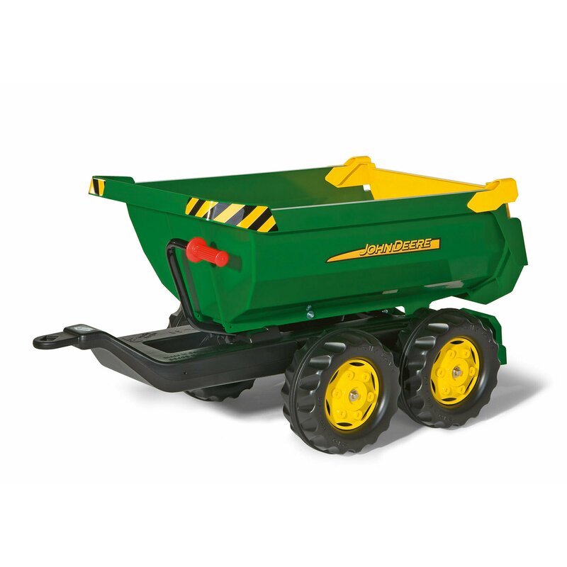 Remorca, rollyhalfpipe john deere, verde