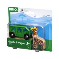 BRIO - Accesoriu Remorca , Cu girafa