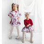 NICOL - Rochita cu maneca lunga bumbac 100% (180167) Colectia Kate 2021 Marimea 80 - 1