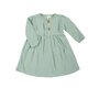 Rochita din muselina, Just Muslin, Material certificat Oeko Tex Standard 100, Din bumbac, Marime 92, Turquoise - 1