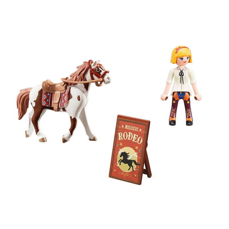 Playmobil - set figurine rodeo cu abigail si boomerang spirit