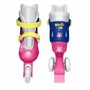 Role evolutive, Stamp, Disney, De la incepator la avansat, Cu 3 roti, Ajustabile, Inchidere prin velcro, Cu frana, Marime 27-30, Minnie Mouse - 9
