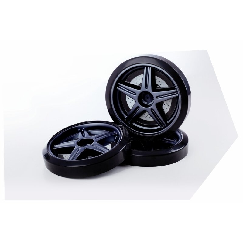Mykids - roti 3d din plastic pentru pat masina