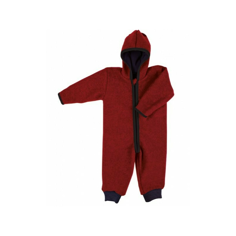 Ruby 86/92 - overall din lana merinos organica - tumble/boiled wool - iobio