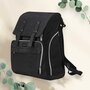 Rucsac pentru mamici, FreeON, Black Edition, Cu salteluta de schimbat scutece, Spatios, Cu buzunare laterale, Negru - 5