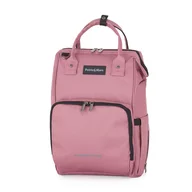 Black Friday - Reduceri Rucsac pentru mamici, Petite&Mars, Jack, Cu 11 compartimente, Cu buzunare termice, Saltea de infasat inclusa, 30 x 42 x 15 cm, Dusty Rose Promotie