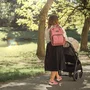 Rucsac pentru mamici, Petite&Mars, Jack, Cu 11 compartimente, Cu buzunare termice, Saltea de infasat inclusa, 30 x 42 x 15 cm, Dusty Rose - 5