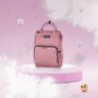 Rucsac pentru mamici, Petite&Mars, Jack, Cu 11 compartimente, Cu buzunare termice, Saltea de infasat inclusa, 30 x 42 x 15 cm, Dusty Rose - 3