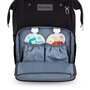 Rucsac pentru mamici, Petite&Mars, Jack, Cu 11 compartimente, Cu buzunare termice, Saltea de infasat inclusa, 30 x 42 x 15 cm, Misty Green - 7