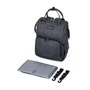 Rucsac pentru mamici, Petite&Mars, Jack, Cu 11 compartimente, Cu buzunare termice, Saltea de infasat inclusa, 30 x 42 x 15 cm, Ultimate Grey - 2