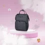 Rucsac pentru mamici, Petite&Mars, Jack, Cu 11 compartimente, Cu buzunare termice, Saltea de infasat inclusa, 30 x 42 x 15 cm, Ultimate Grey - 3