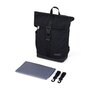 Rucsac pentru mamici, Petite&Mars, Jakob, Cu 8 compartimente, Cu buzunar termic, Saltea de infasat inclusa, 30 x 46 x 15 cm, Absolute Black - 5