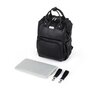Rucsac pentru mamici, Petite&Mars, Jasper, Cu 12 compartimente, Cu buzunare termice, Saltea de infasat inclusa, 27 x 41 x 14 cm, Absolute Black - 5