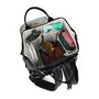 Rucsac pentru mamici, Petite&Mars, Jasper, Cu 12 compartimente, Cu buzunare termice, Saltea de infasat inclusa, 27 x 41 x 14 cm, Absolute Black - 6