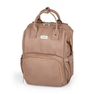 Black Friday - Reduceri Rucsac pentru mamici, Petite&Mars, Jasper, Cu 12 compartimente, Cu buzunare termice, Saltea de infasat inclusa, 27 x 41 x 14 cm, Camel Beige Promotie