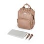 Rucsac pentru mamici, Petite&Mars, Jasper, Cu 12 compartimente, Cu buzunare termice, Saltea de infasat inclusa, 27 x 41 x 14 cm, Camel Beige - 5