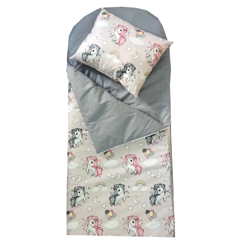 Deseda - sac de dormit buzunar de iarna +10 ani ani unicorni cu gri