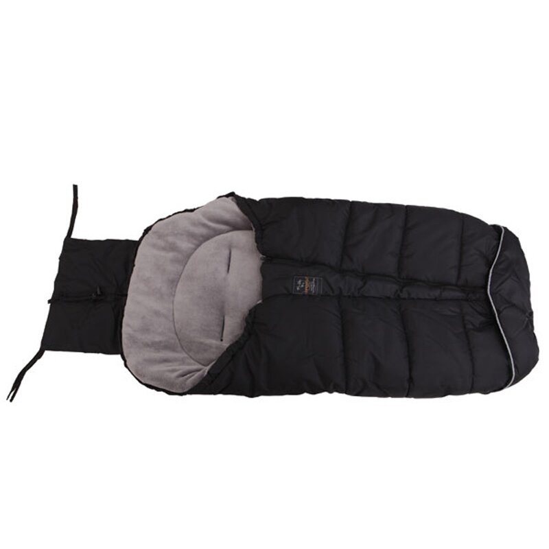 Cangaroo - sac de dormit fluffy negru