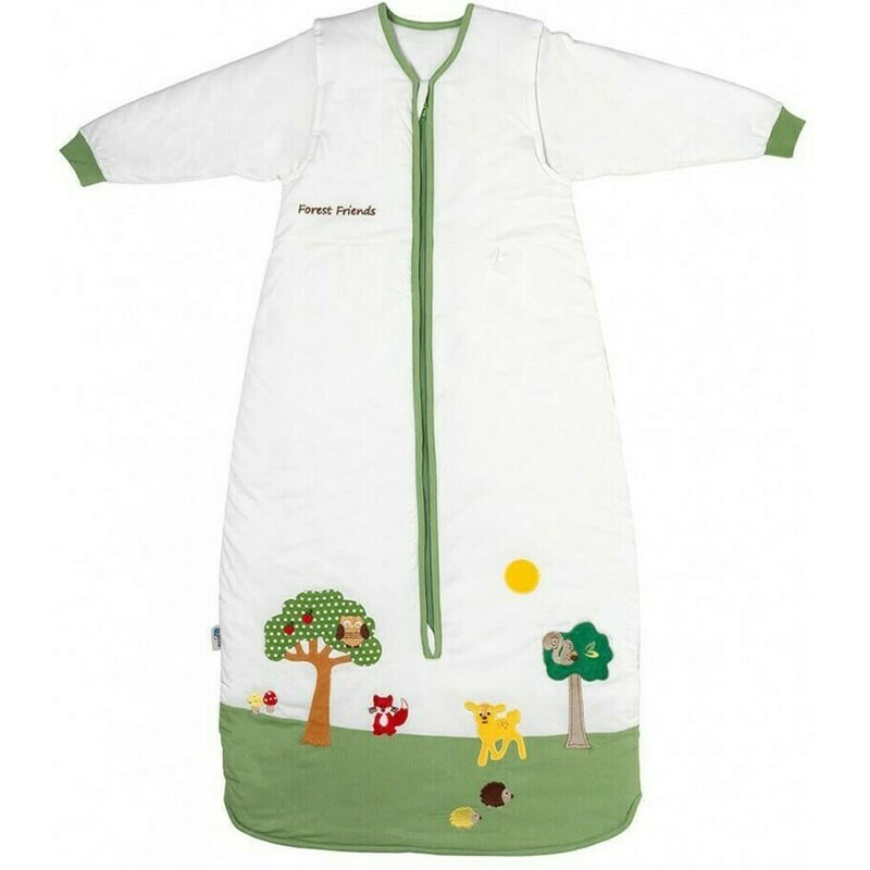 Slumbersac - Sac de dormit cu maneca lunga detasabila Forest Friends 130 cm 3.5 Tog