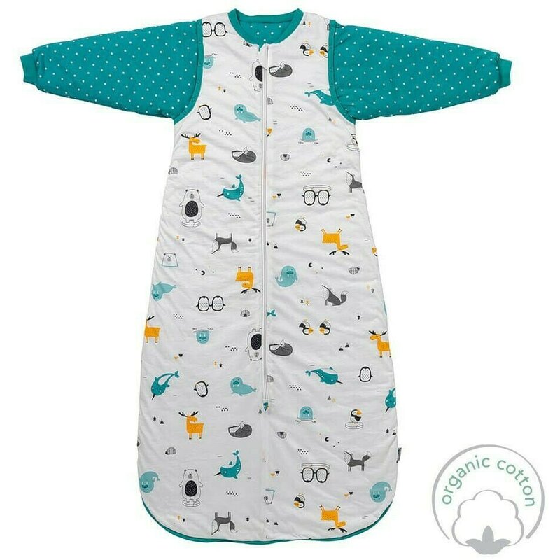 Slumbersac - sac de dormit cu maneca lunga detasabila polar pals 110 cm 2.5 tog