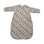 Sac de dormit cu maneci detasabile, Bebe Stars, De iarna, Din bumbac certificat Oeko Tex Standard 100, Cu fermoar, 70 cm, 2.5 Tog, Boho