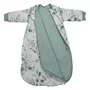 Sac de dormit cu maneci detasabile, Bebe Stars, De iarna, Din bumbac certificat Oeko Tex Standard 100, Cu fermoar, 70 cm, 2.5 Tog, Nature - 2