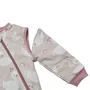 Sac de dormit cu maneci detasabile, Bebe Stars, De iarna, Din bumbac certificat Oeko Tex Standard 100, Cu fermoar, 70 cm, 2.5 Tog, Swan - 3
