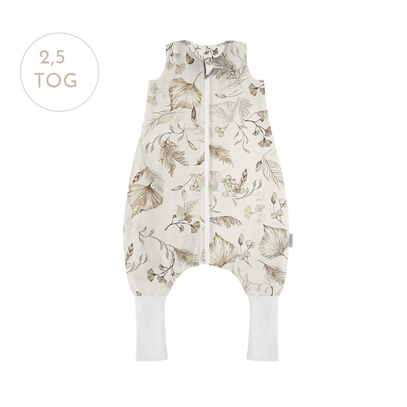 Sac de dormit cu picioare, bumbac 2.5 tog, light boho, xs, 6-18 luni