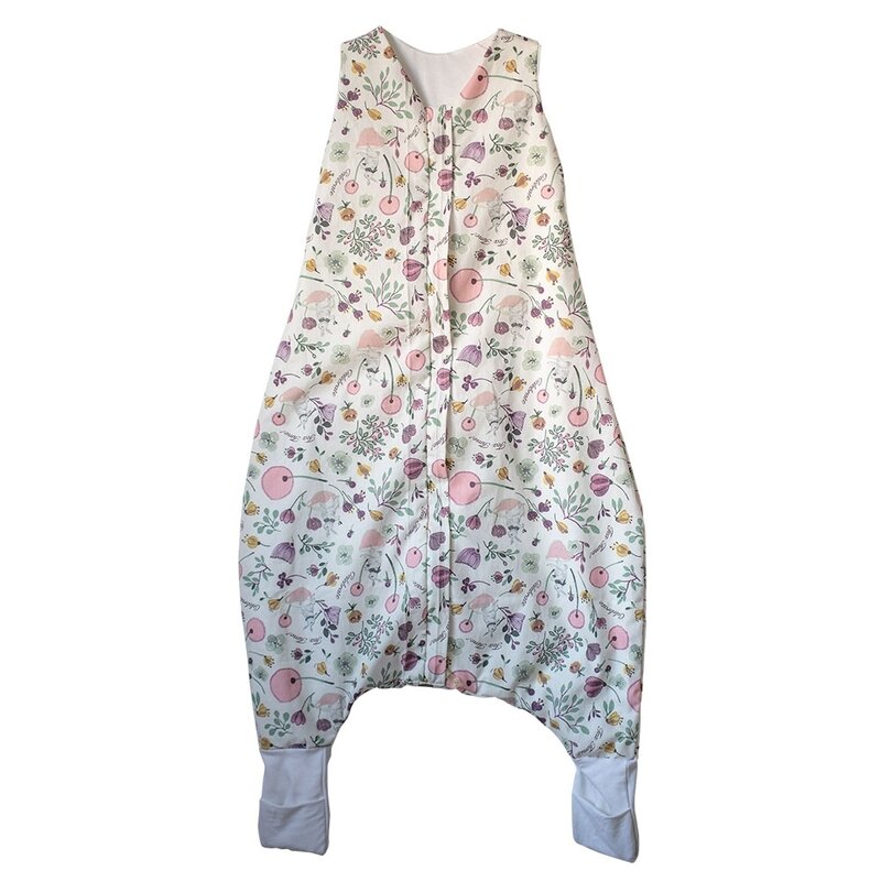 Hubners - sac de dormit cu picioare fairies 2-3 ani floricele multicolor