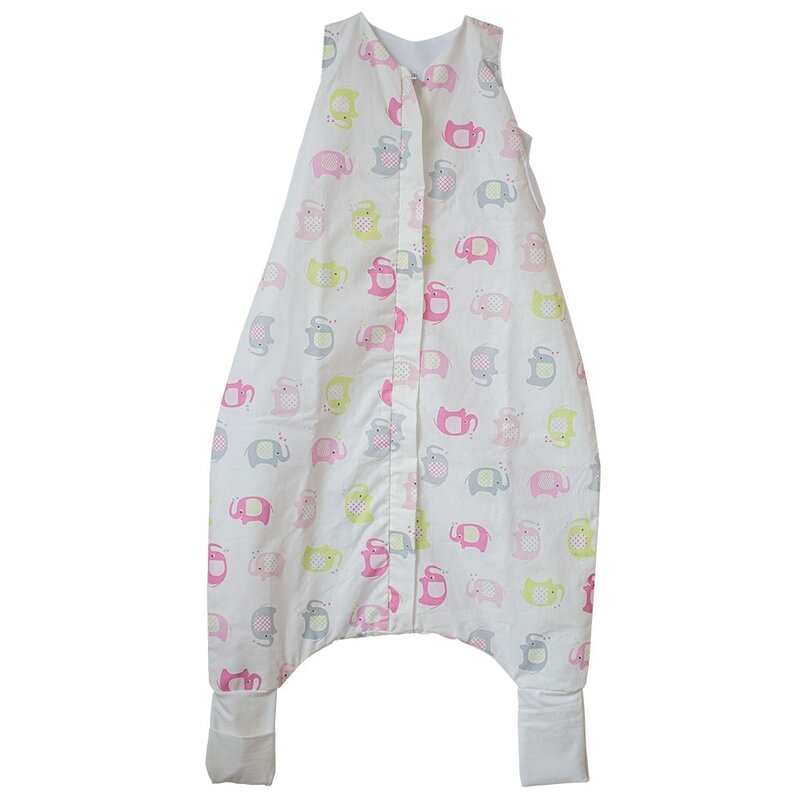 Hubners - sac de dormit cu picioare fairies 4-5 ani elefanti multicolor