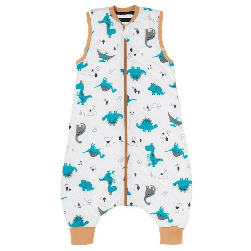 Sac de dormit cu picioruse jurassic 110 cm 0.5 tog