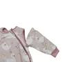 Sac de dormit cu picioruse si maneci detasabile, Bebe Stars, De iarna, Din bumbac certificat Oeko Tex Standard 100, Cu fermoar, 70 cm, 2.5 Tog, Swan - 4