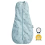 Sac de dormit, ErgoPouch, Jersey, 3-12 luni, 6-10 kg, TOG 0.2, Bumbac organic, Fermoar bidirectional, Lavabil la masina, Croiala slim fit, Certificat non-toxic, Premiat in Australia, Albastru - 1