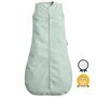 Sac de dormit, ErgoPouch, Jersey, 3-12 luni, 6-10 kg, TOG 0.2, Bumbac organic, Fermoar bidirectional, Lavabil la masina, Croiala slim fit, Certificat non-toxic, Premiat in Australia, Verde - 1