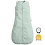 Sac de dormit, ErgoPouch, Jersey, 3-12 luni, 6-10 kg, TOG 0.2, Bumbac organic, Fermoar bidirectional, Lavabil la masina, Croiala slim fit, Certificat non-toxic, Premiat in Australia, Verde