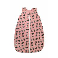 KidsDecor - Sac de dormit Iepurasi visatori jersey roz 70 cm