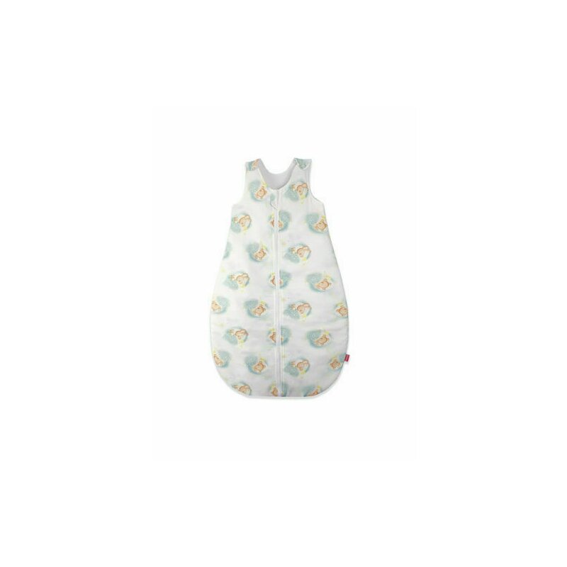 Kidsdecor - sac de dormit fara maneci blue bear's dream 60 cm din bumbac, 60x23 cm, 0-3 luni, tog 2.5