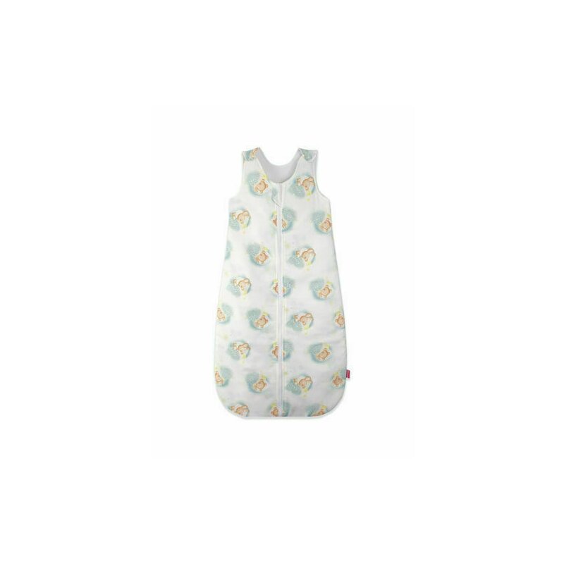 Kidsdecor - sac de dormit fara maneci blue bear's dream 85 cm din bumbac, 85x34 cm, 6-12 luni, tog 1.0