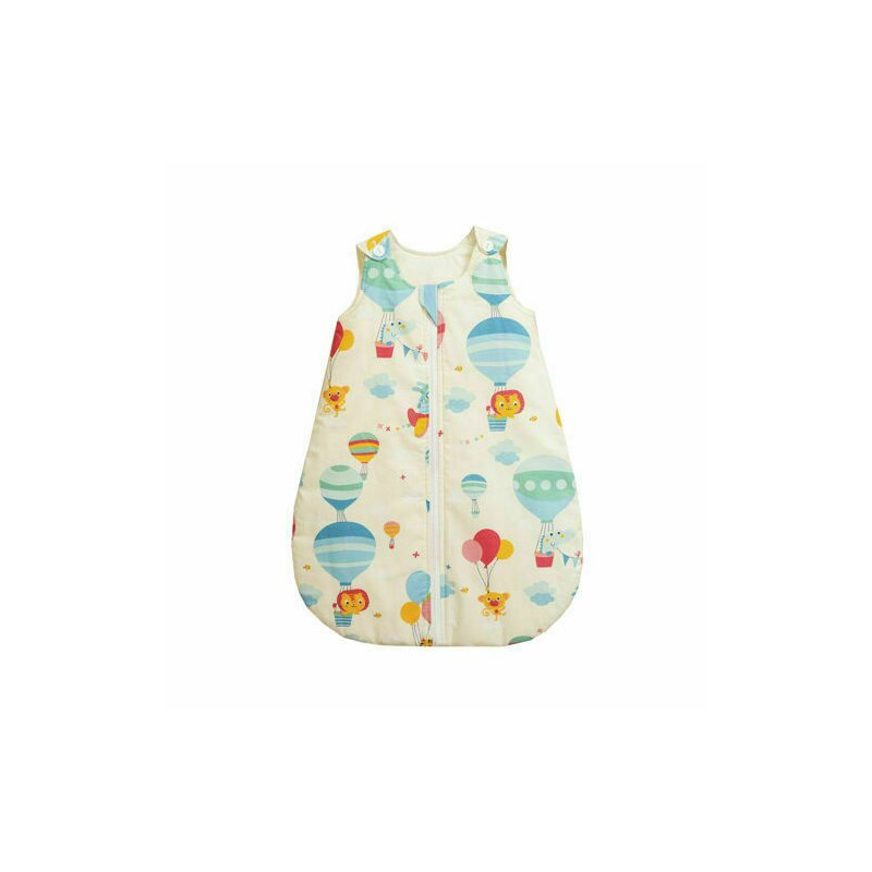 Kidsdecor - sac de dormit fara maneci balonase 60 cm din bumbac, 60x23 cm, 0-3 luni, tog 0.5