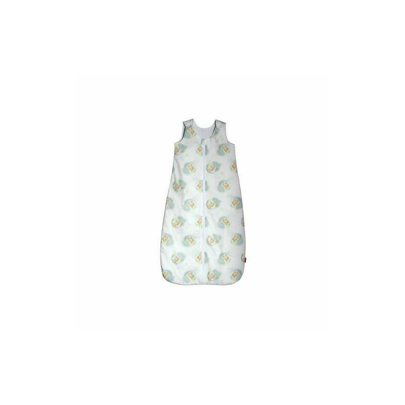Kidsdecor - sac de dormit fara maneci blue bear's dream 95 cm din bumbac, 95x36 cm, 12-24 luni, tog 0.5