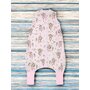 Sac de dormit, MimiNu, Cu picioruse, De iarna, Din bumbac certificat Oeko Tex Standard 100, Cu fermoar pe mijloc, 103 cm, 2-6 ani, 2.5 Tog, Design, Little Ballerina Pink - 2