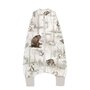 Sac de dormit, MimiNu, Cu picioruse, De iarna, Din bumbac certificat Oeko Tex Standard 100, Cu fermoar pe mijloc, 103 cm, 2-6 ani, 2.5 Tog, Design, Woodland - 1