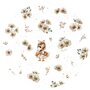 Sac de dormit, MimiNu, Cu picioruse, De iarna, Din bumbac certificat Oeko Tex Standard 100, Cu fermoar pe mijloc, 87 cm, 3 luni -  2.5 ani, 2.5 Tog, Design, Ducklings Beige - 3