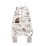 Sac de dormit, MimiNu, Cu picioruse, De iarna, Din bumbac certificat Oeko Tex Standard 100, Cu fermoar pe mijloc, 87 cm, 3 luni -  2.5 ani, 2.5 Tog, Design, Woodland