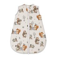 Sac de dormit, MimiNu, Pentru bebelusi, De iarna, Din bumbac certificat Oeko Tex Standard 100, Cu fermoar, 70 cm, 0 - 6 luni, 2.5 Tog, Time for fun